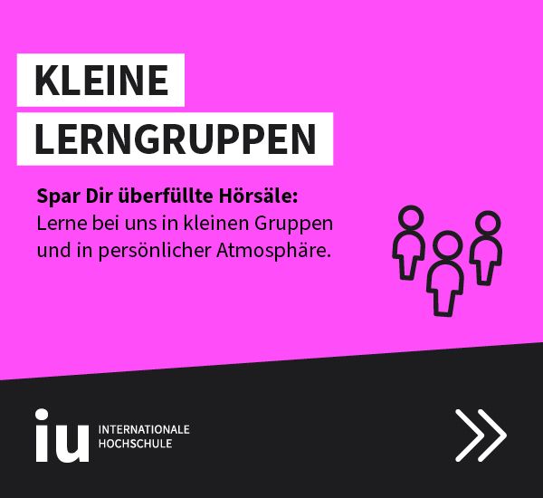IU myStudium: Kleine Lerngruppen
