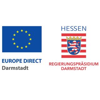 Logo: Europe Direct Darmstadt im Regierungspräsidium Darmstadt