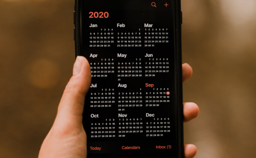 Kalender-App auf dem Handy