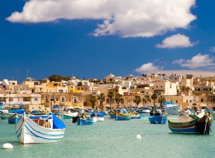 Ein Panorama von Malta.